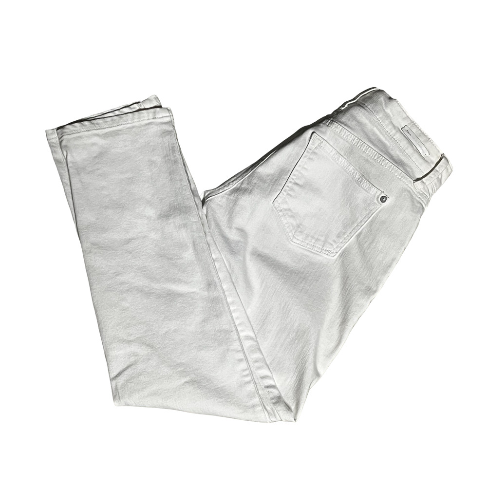 Pilcro and the Letterpress Jeans Womens 26 White Slim Boyfriend Distressed Pants